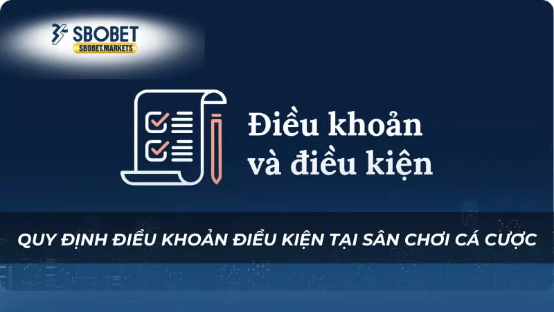 Điều khoản điều kiện Quy định điều khoản điều kiện tại sân chơi cá cược