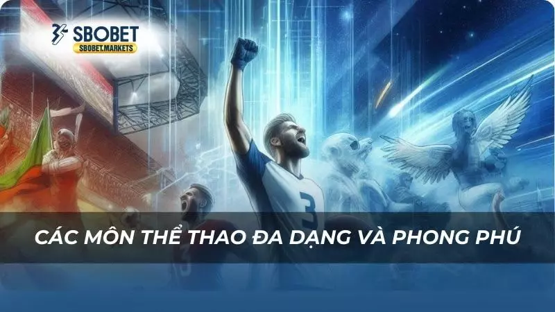 Thể thao ảo Các môn thể thao đa dạng và phong phú